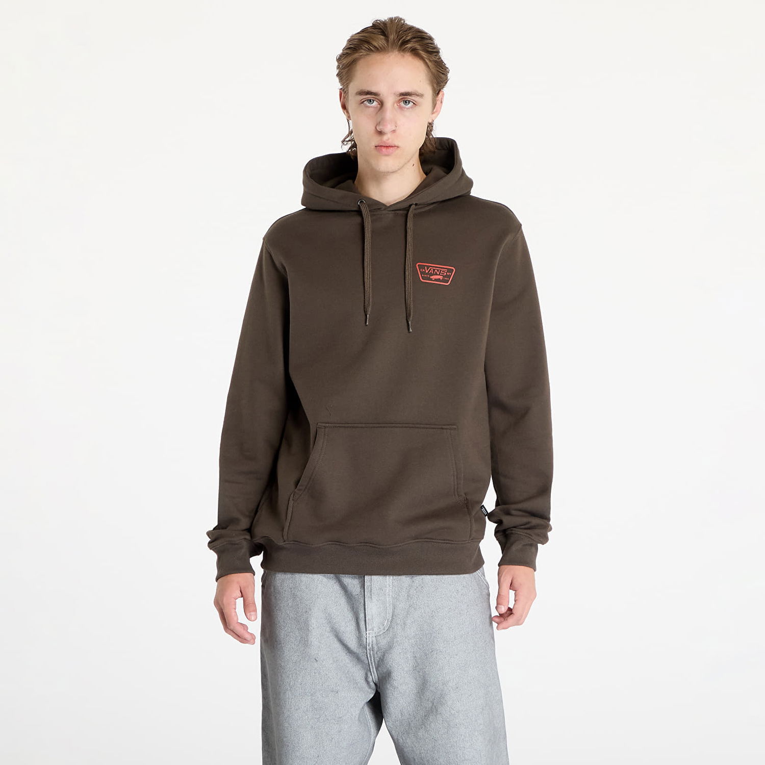 Mikina Vans Sweatshirt Full Patch Pullover Turkish Coffee XL Hnedá | VN000HNZD4C1, 0