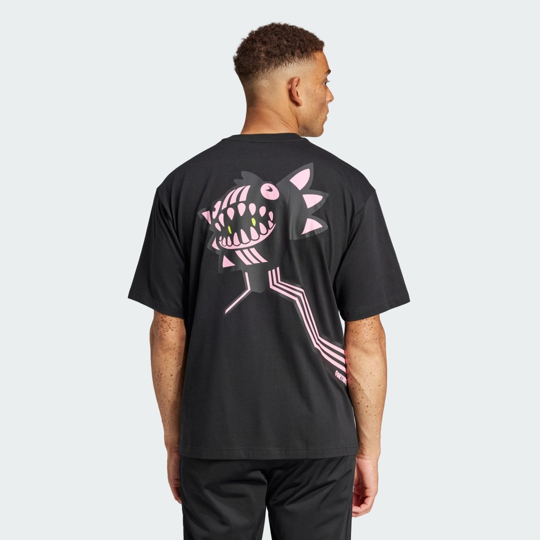Tričko adidas Performance Fortnite x Black Short Sleeve Graphic T-Shirt Čierna | JV9952, 1