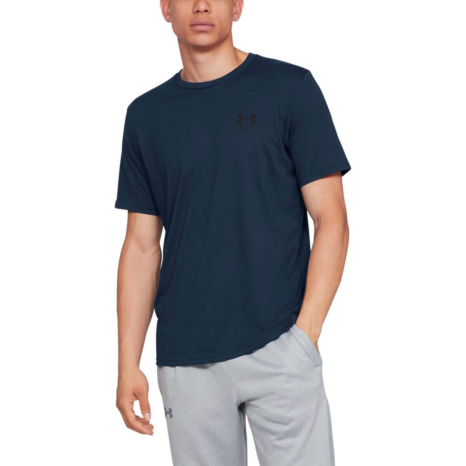 Tričko Under Armour Sportstyle Navy | 1326799-408, 0