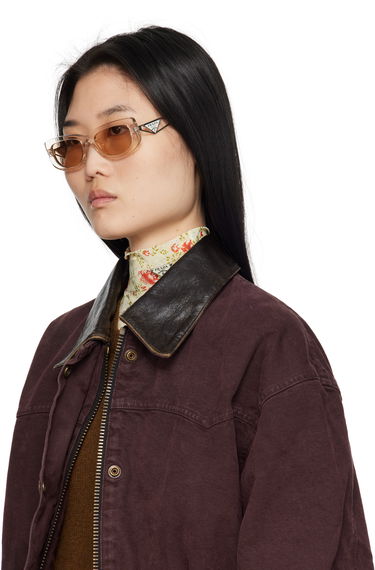 Slnečné okuliare Prada Rectangular Acetate Sunglasses Béžová | 0PR 14YS 8056597890106, 3