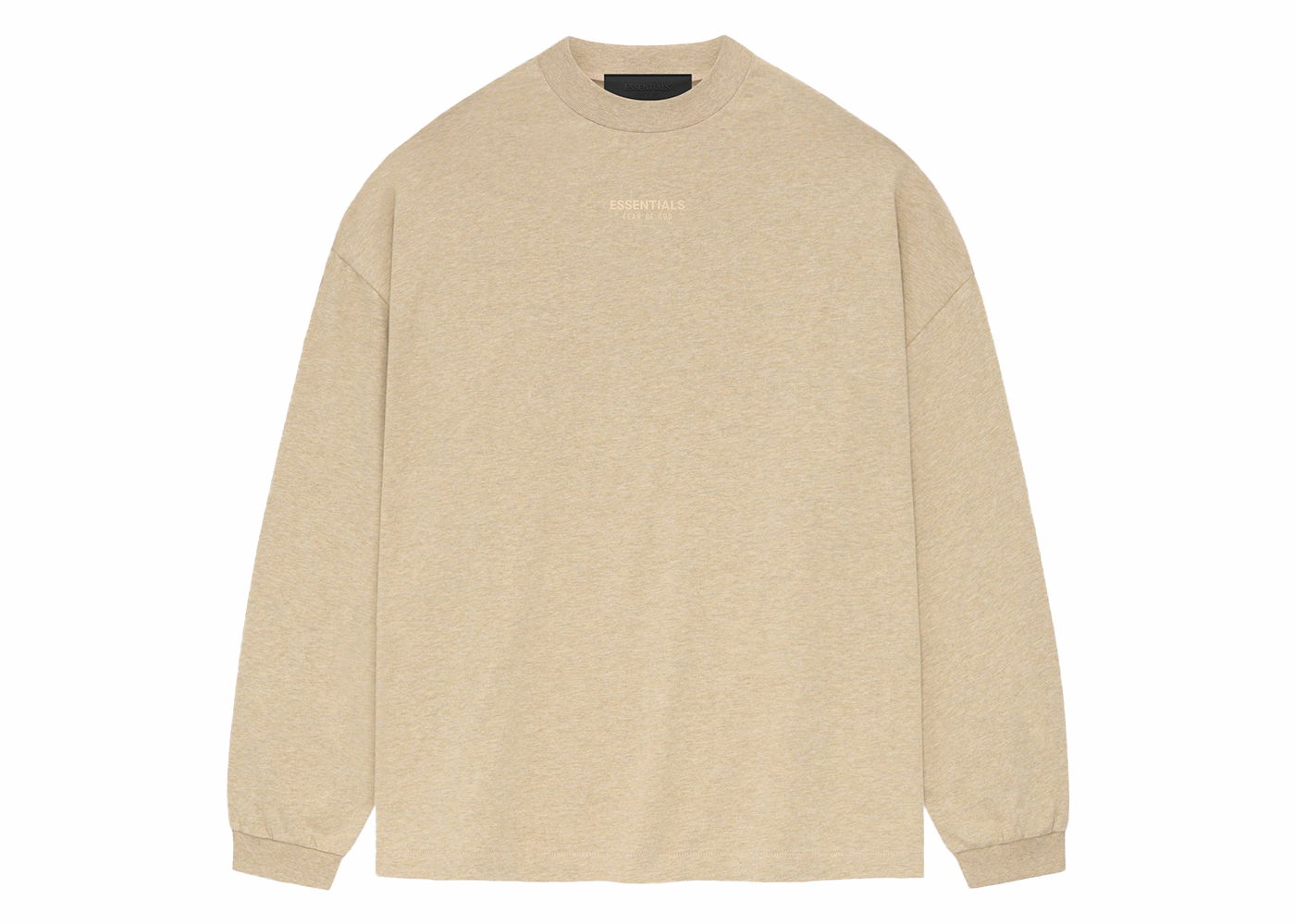 Tričko Fear of God Essentials LS Tee Gold Heather Béžová | 125BT232013F, 0