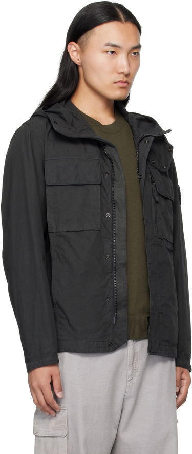 Bunda Stone Island Canvas Weave Cotton Jacket Čierna | K2S15 Q100012 S0240, 1