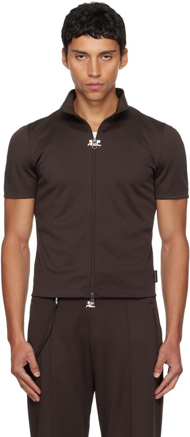 Súprava Courrèges Courrèges Interlock Tracksuit Top Hnedá | 325JTO447JS0250, 0