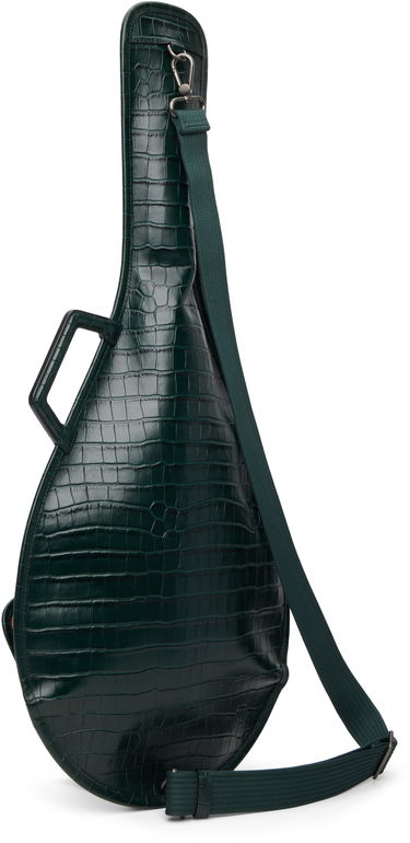 Batohy a tašky Lacoste Mock Croc Leather Racket Bag Zelené | NU5169DP, 2