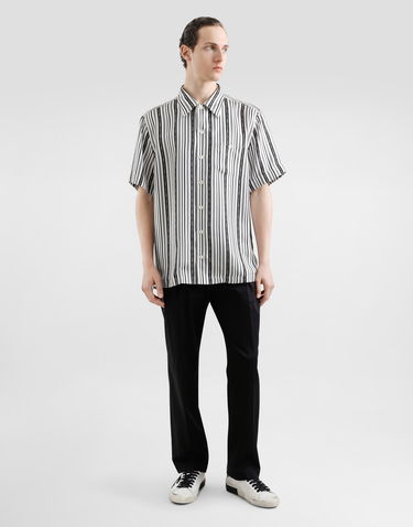 Košeľa Dolce & Gabbana Dolce & Gabbana Silk Logo Stripe Shirt Rôznofarebný | G5JH9TIS1X2HA5KM, 1