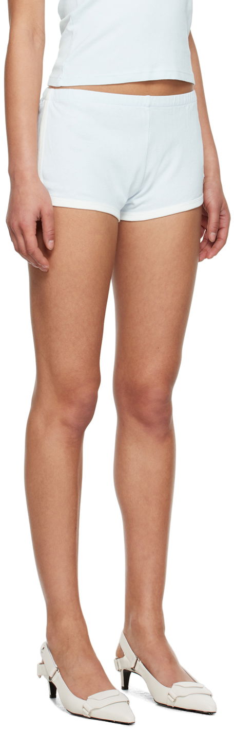 Šortky Courrèges Courrèges Contrast Trim Dolphin Shorts Biela | 223JSH023JS0070, 1