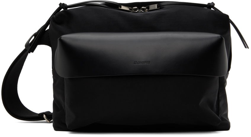 Taška cez rameno Jil Sander Jil Sander Leather Lid Bag Čierna | J26WG0025_P6496, 0