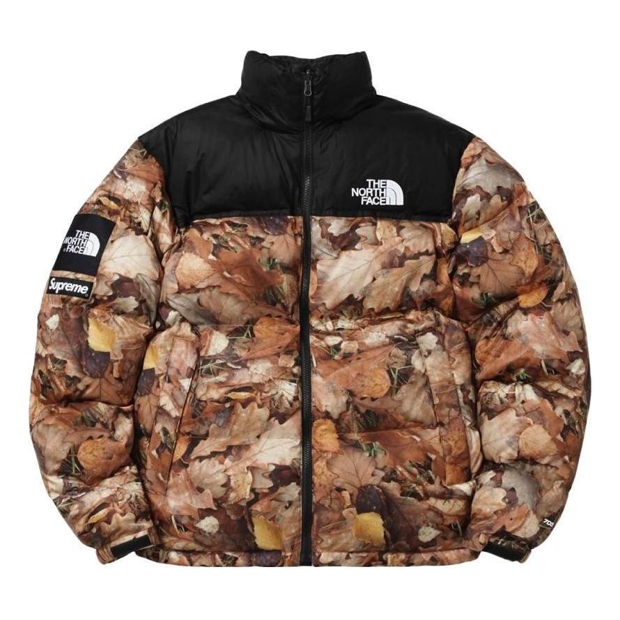 Bomber bunda Supreme Supreme x The North Face Leaves Print  Puffer Jacket Hnedá | NF0A2SZ4-RMV, 0