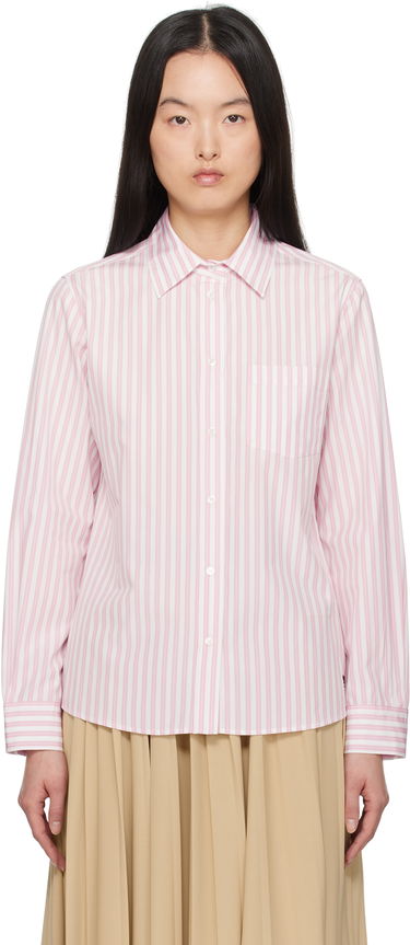 Košeľa Max Mara Weekend Max Mara Bahamas Striped Button-Down Shirt Ružová | 2515111081600, 0