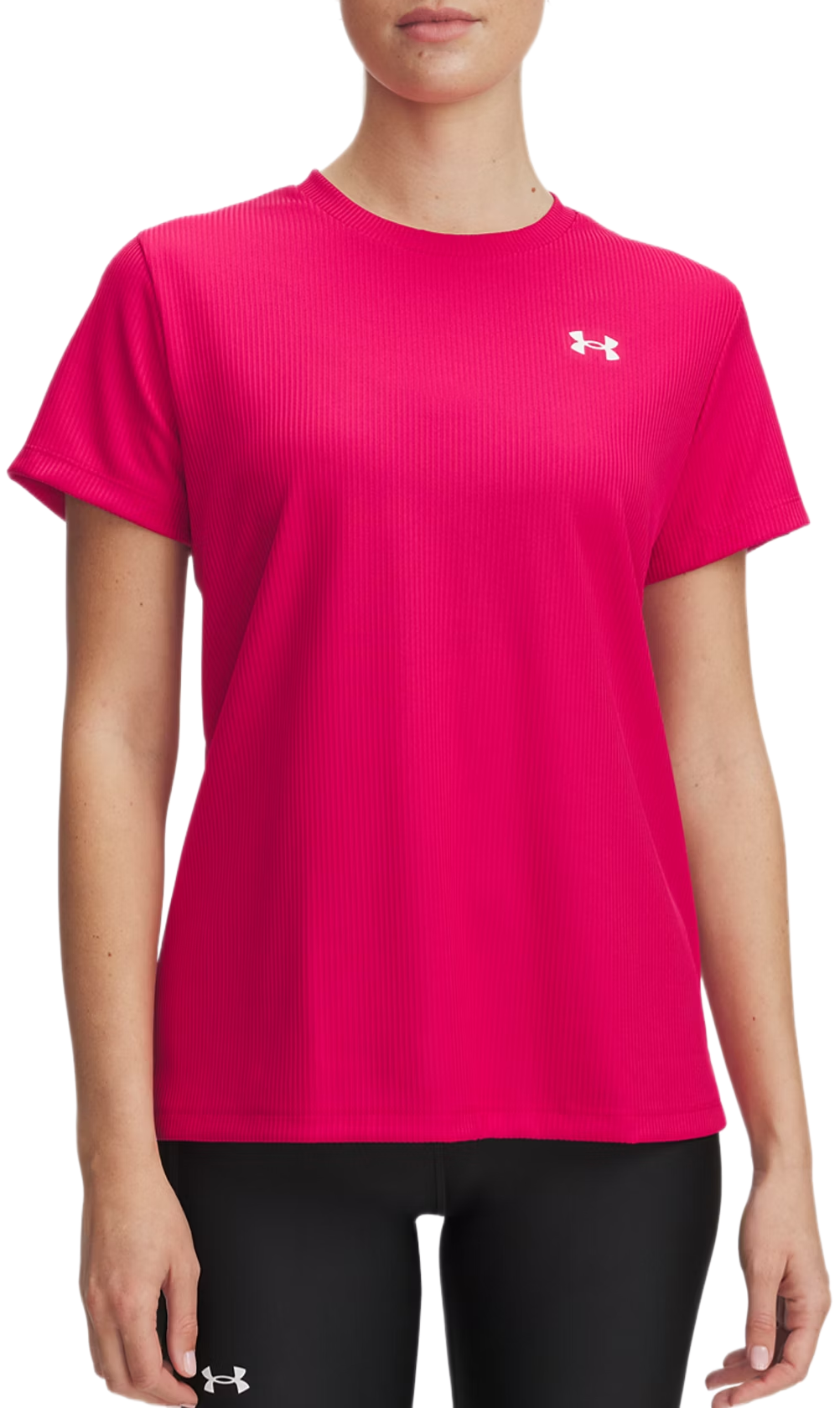 Tričko Under Armour Under Armour Tech Rib SSC T-Shirt Ružová | 1389852-681, 0