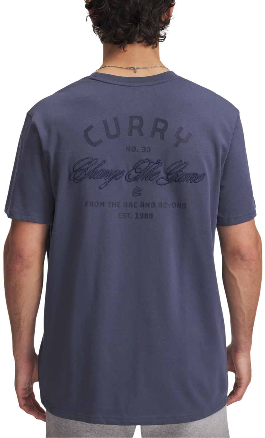 Tričko Under Armour Under Armour Curry HW Verbiage T-Shirt Modrá | 1390405-044, 1