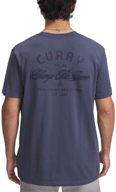 Tričko Under Armour Under Armour Curry HW Verbiage T-Shirt Modrá | 1390405-044, 1