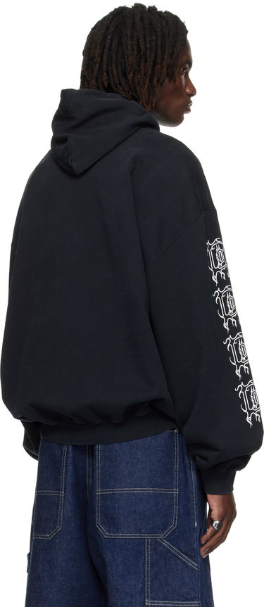 Mikina VETEMENTS Vetements Cradle Of Filth Logo Oversized Hoodie Čierna | UCF76HD100B, 2