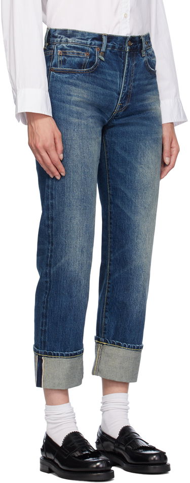 Džínsy R13 R13 Cuffed Romeo Jeans Modrá | R13WD113-D160A, 1