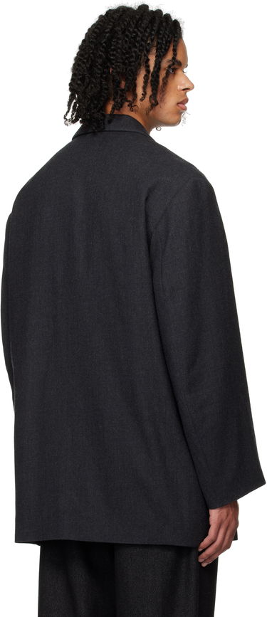 Kabáty LEMAIRE Short Maxi Double Breasted Coat Čierna | CO1069 LF1302, 2