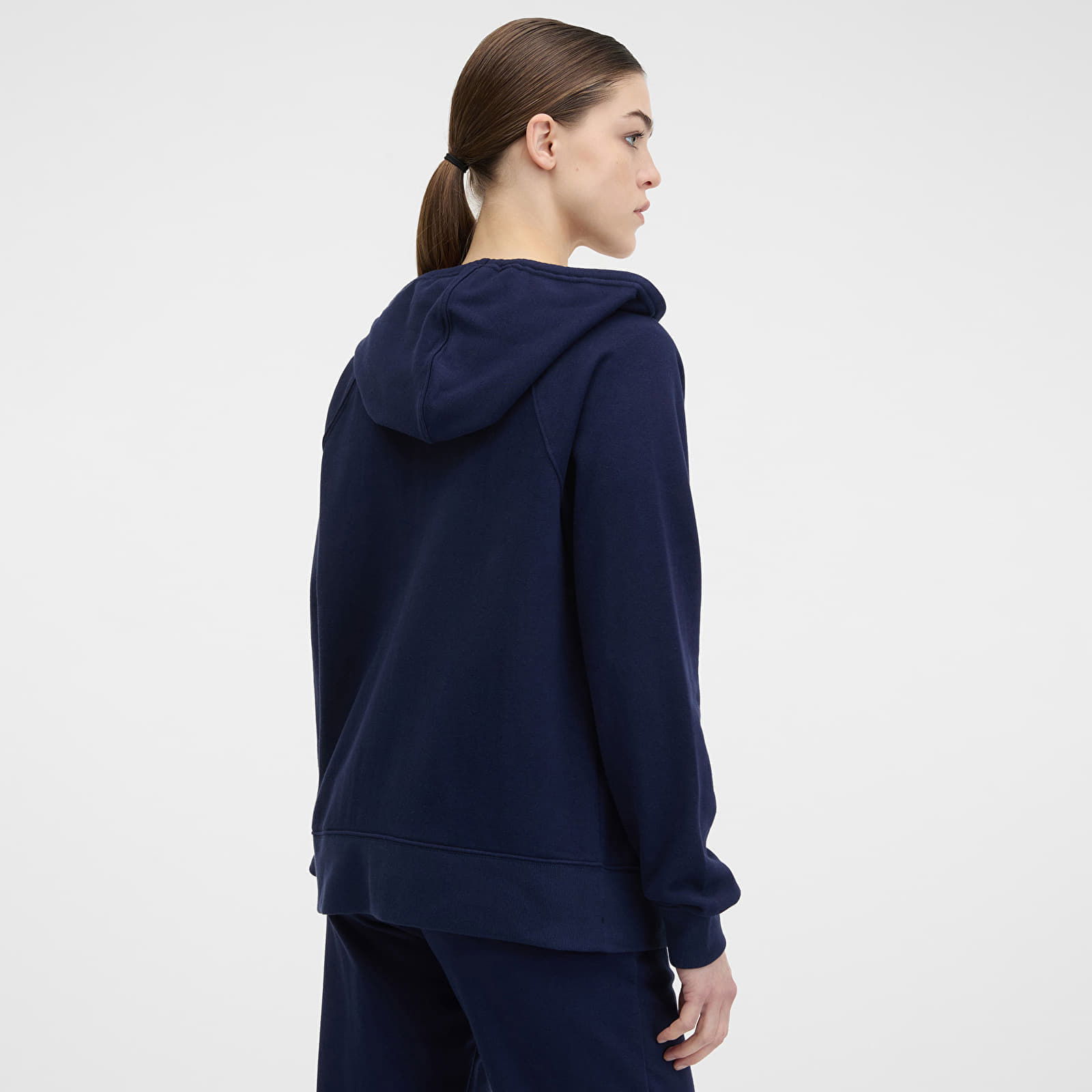 Fullzip Logo Hoodie Navy Uniform