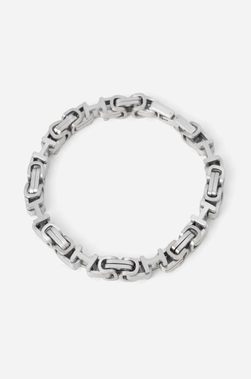 Náramok HELIOT EMIL Silver Chain Bracelet Metalická | HE.21.011.SLV11, 0