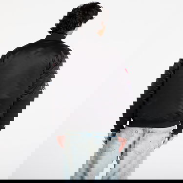 Bomber bunda Mitchell & Ness Blackout Heavyweight Satin Jacket Chicago Bulls NBA Čierna | JK15027-CBUBLCK, 4