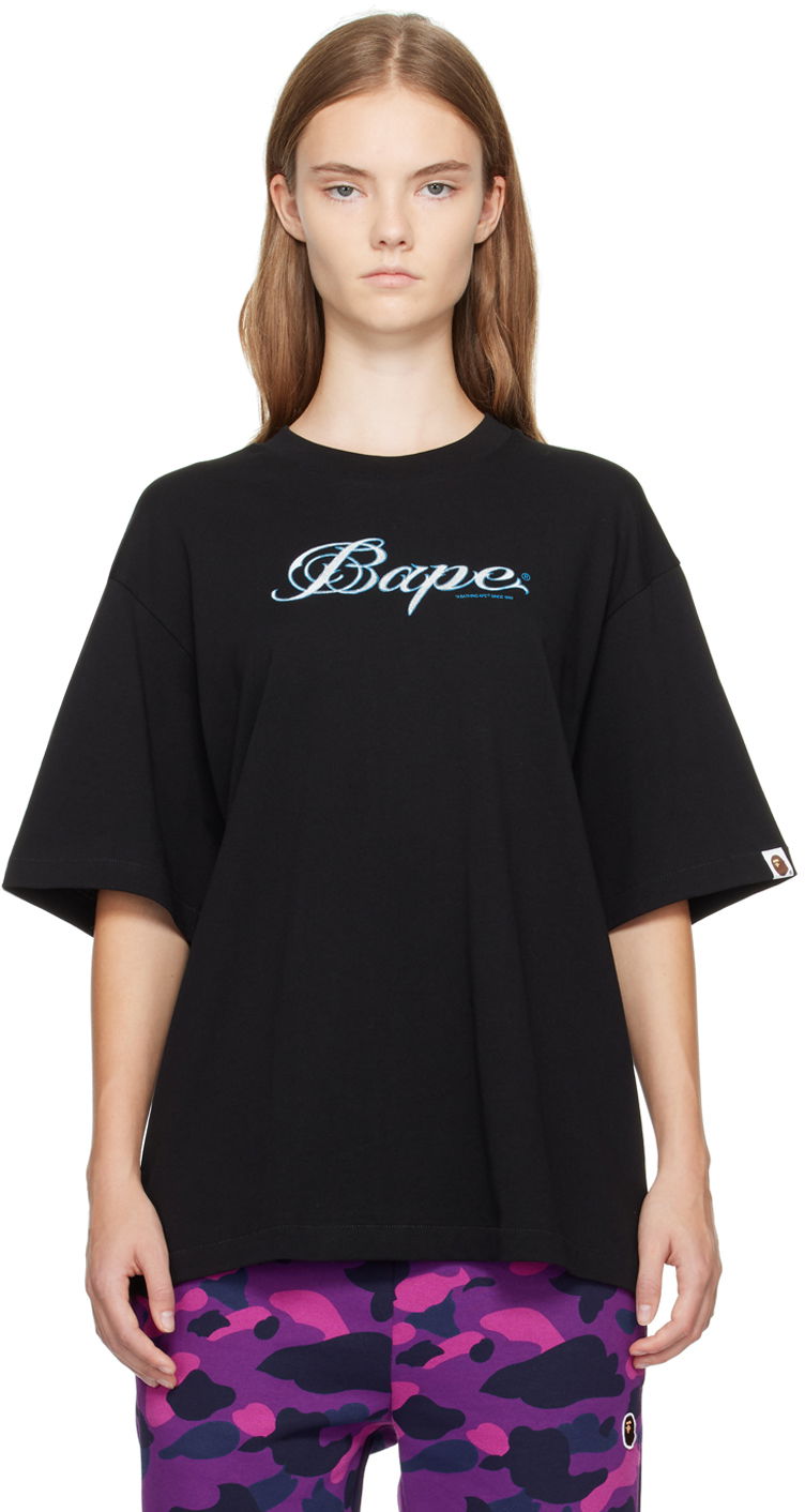 Tričko BAPE Relaxed Fit T-Shirt Čierna | 001TEK801316M, 0
