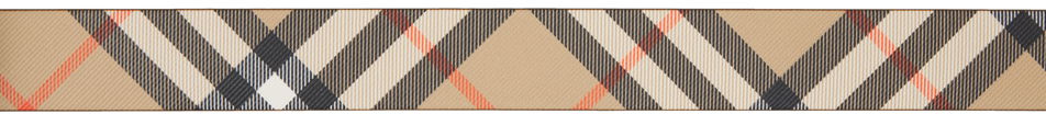 Opasok Burberry Beige Reversible Check B Buckle Belt Béžová | 8092046, 1