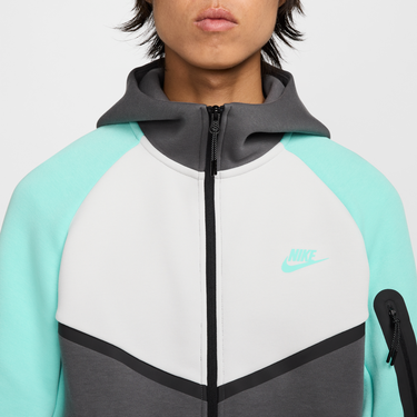 Mikina Nike Sportswear Tech Windrunner Fleece Full-Zip Hoodie Tyrkysová | HV6512-068, 2