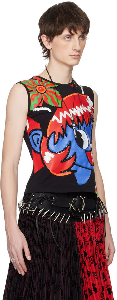 Tielko Chopova Lowena Chopova Lowena Graphic Print Tank Top Čierna | 2225, 1