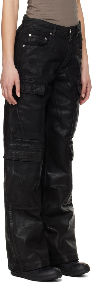 Cargo nohavice Rick Owens Rick Owens DRKSHDW Hollywood Double Cargo Pants Čierna | DS01E3308 DCF, 1