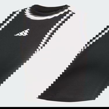 Tielko adidas Performance Essentials Crop Tank Top Čierna | JG4180, 4