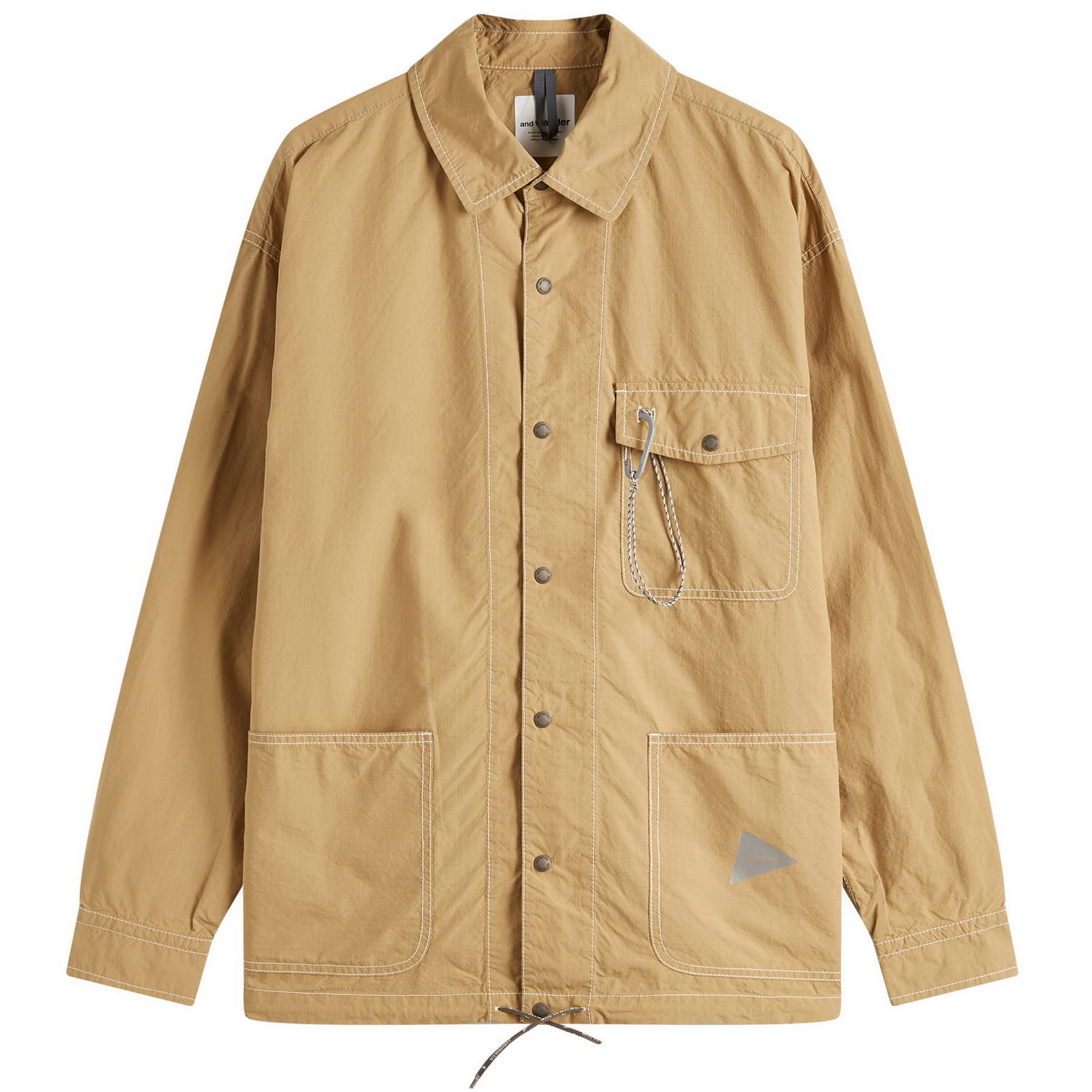 Vetrovka and wander and wander Cordura Cotton Ripstop Shirt Jacket, Size Large Béžová | 5745183074-040, 1