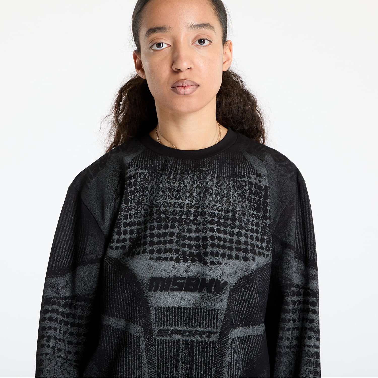 Sveter MISBHV MISBHV Active Longsleeve Čierna | 250M156, 1