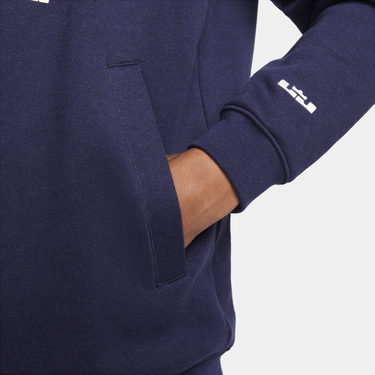 Mikina Nike LeBron Pullover Fleece Hoodie Navy | FB7123-555, 3