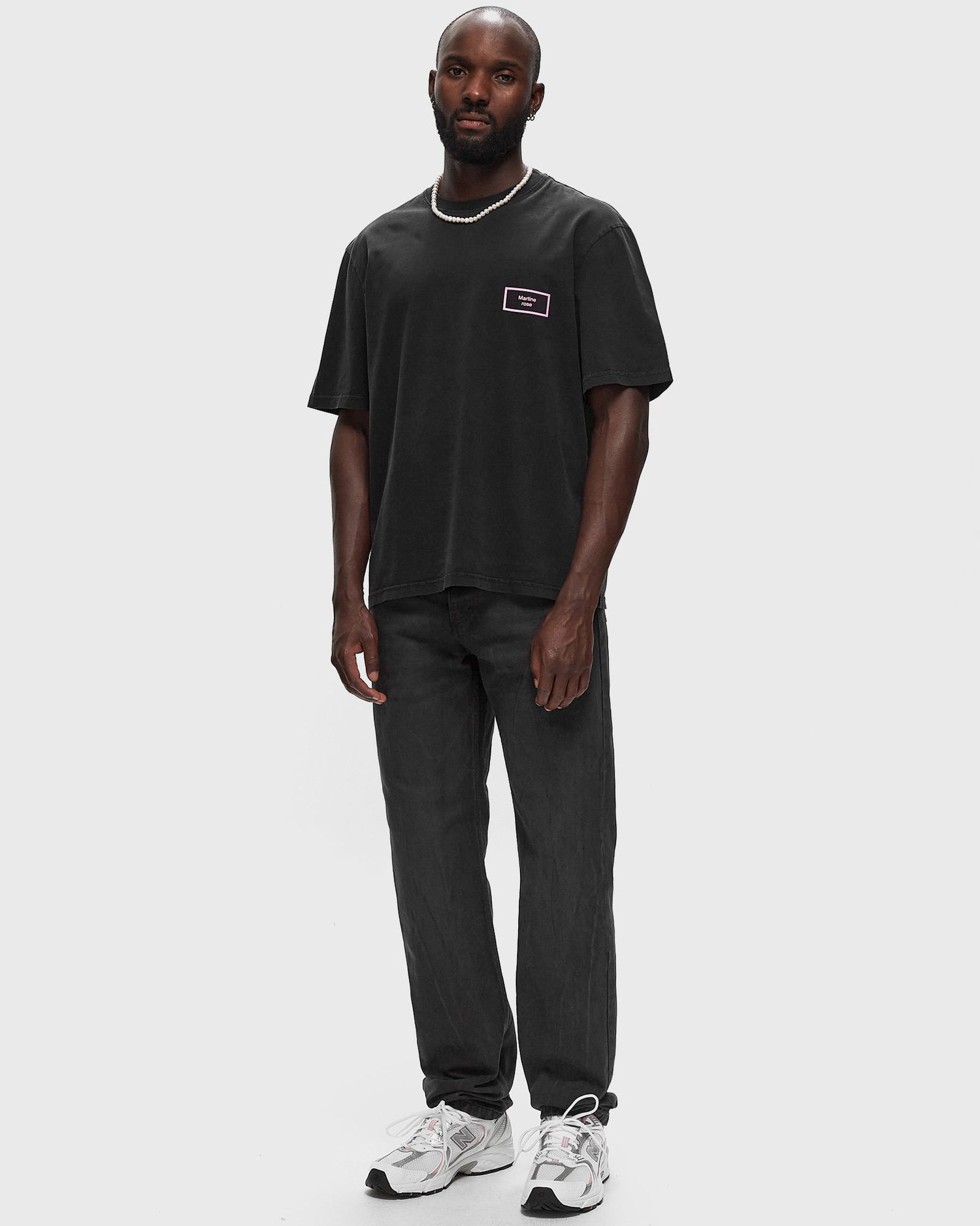 Tričko Martine Rose CLASSIC TEE Čierna | 603JE01002B-BLK, 1