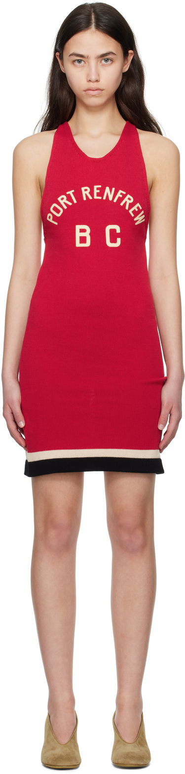 Šaty Bode Bode Port Knit Minidress Červená | WRS25KT029, 0