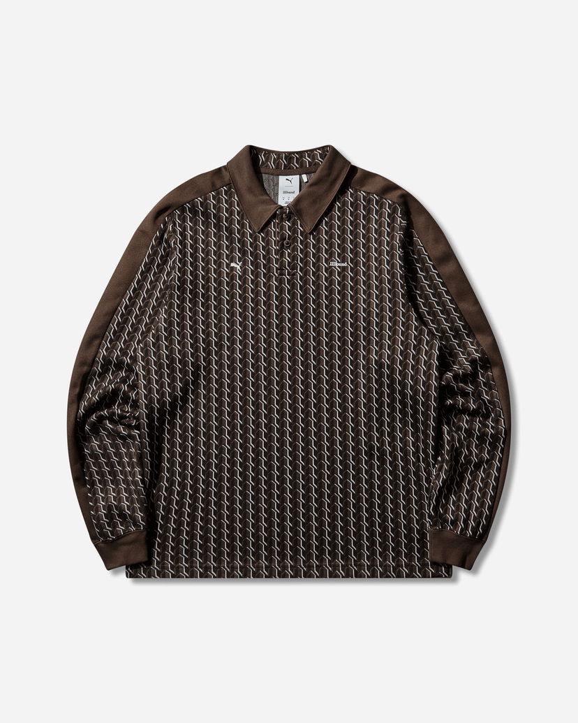 Polo tričko Puma JJJJound T7 Longsleeve Polo Hnedá | 635538-52