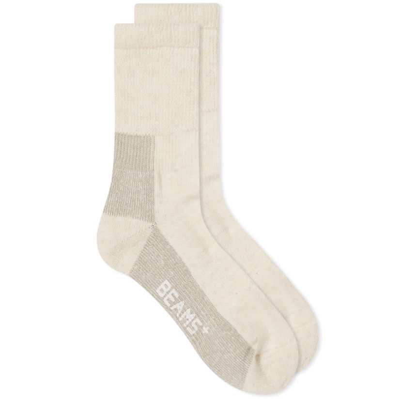 Ponožky BEAMS Beams Plus Outdoor Socks Béžová | 3843-0018-479-09