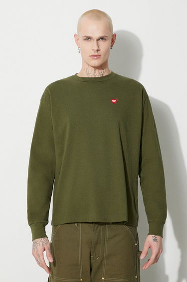 Tričko Human Made Graphic Long Sleeve T-Shirt Zelené | HM26CS004, 3