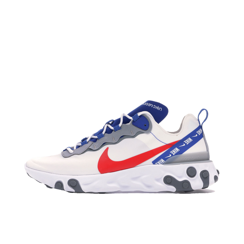 Tenisky a topánky Nike React Element 55 White Game Royal Habanero Red Biela | CD7340-100