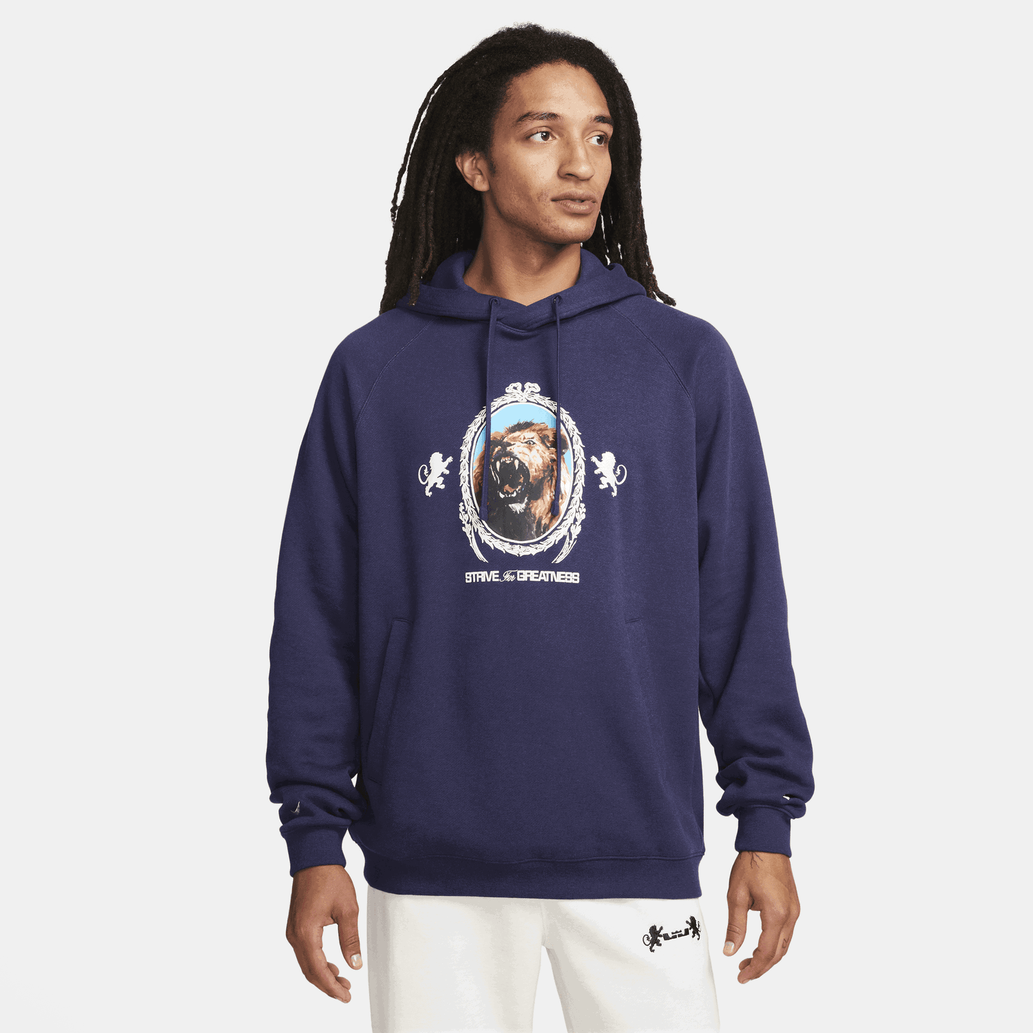 Mikina Nike LeBron Pullover Fleece Hoodie Navy | FB7123-555, 0