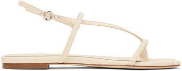 Doplnky Aeyde Aeyde Ella Leather Toe-Post Sandals Béžová | A11-FS-BERS8MFL-0121-100-007, 0
