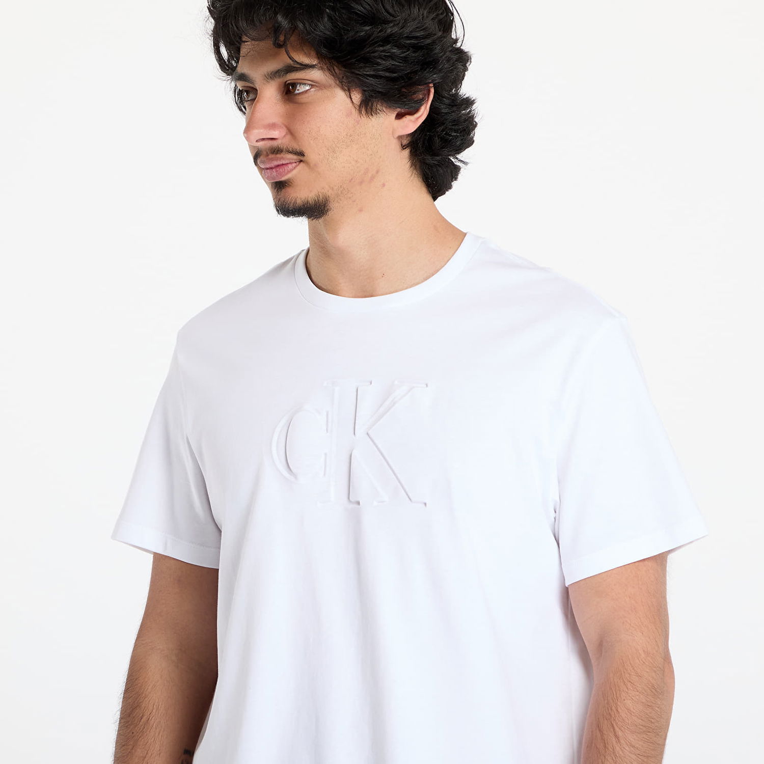 Tričko CALVIN KLEIN Calvin Klein Jeans 20S Short Sleeve T-Shirt Biela | LV04RC824G YAA, 1