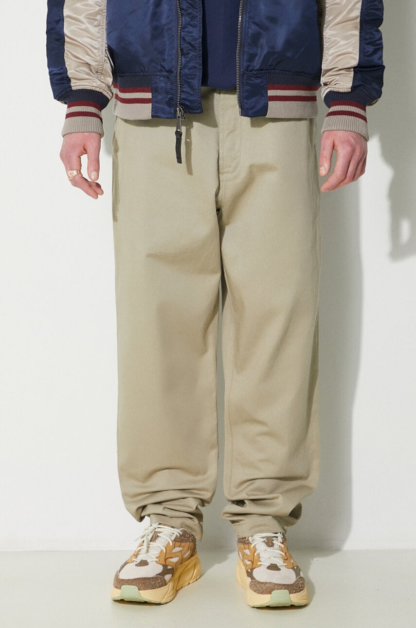 Nohavice Universal Works Universal Works Military Chino Pants Béžová | 120.STONE, 0