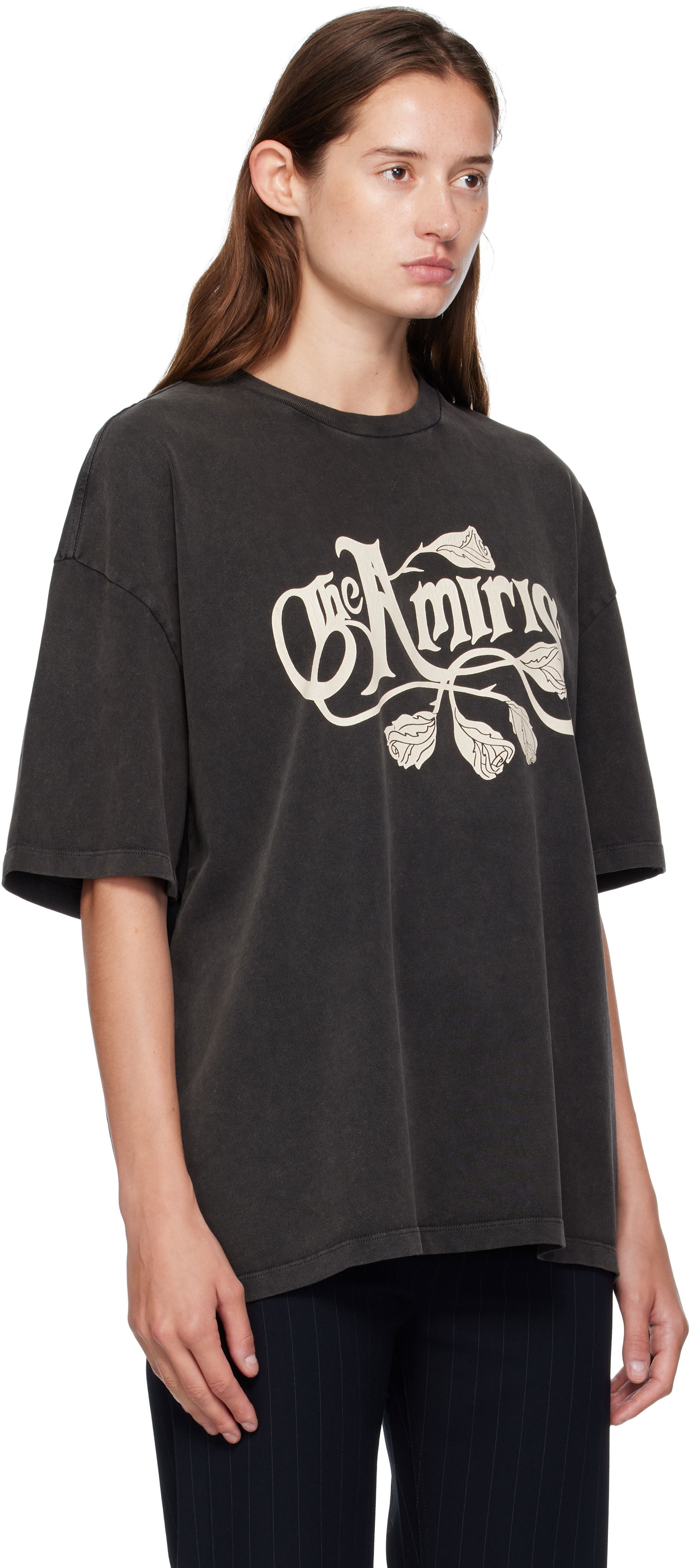 Tričko AMIRI AMIRI 'The Amiris' Oversized T-Shirt Čierna | AMJYTE1235, 1