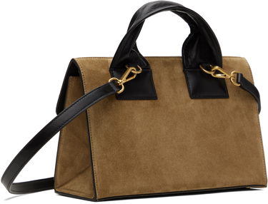 Kabelka Nanushka Nanushka Sandi Lock Suede Bag Hnedá | NW25CRBG09477, 2