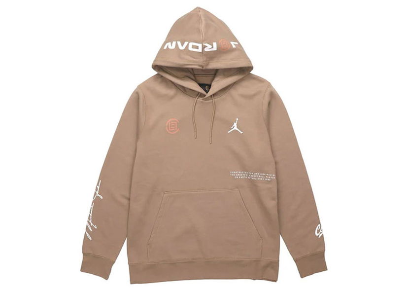 Mikina Jordan Air Jordan x CLOT Crossover Logo Printed Hoodie Brown Hnedá | AR8395-213