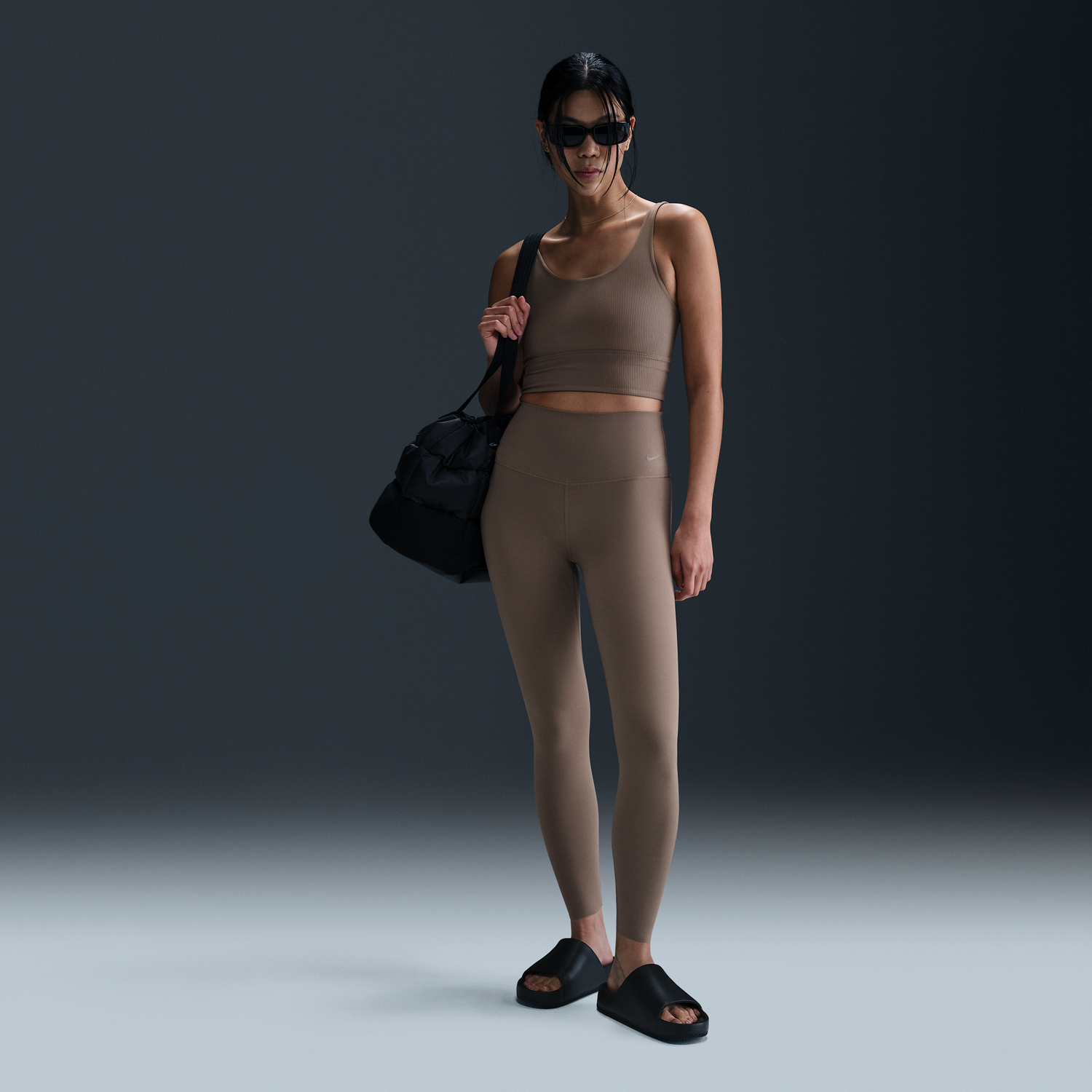 Legíny Nike Nike Zenvy 7/8 High-Waisted Leggings Hnedá | DQ6015-233, 0