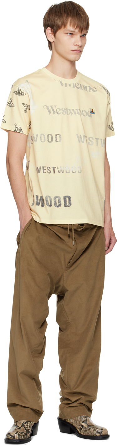 Tričko Vivienne Westwood Vivienne Westwood Labels Classic T-Shirt Žltá | 3G010013-J006E-, 3