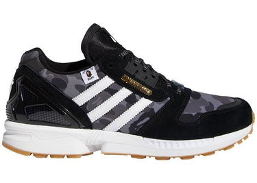 Tenisky a topánky adidas Originals BAPE x Undefeated x ZX 8000 "A-ZX Series - Black Camo" Čierna | FY8852, 0