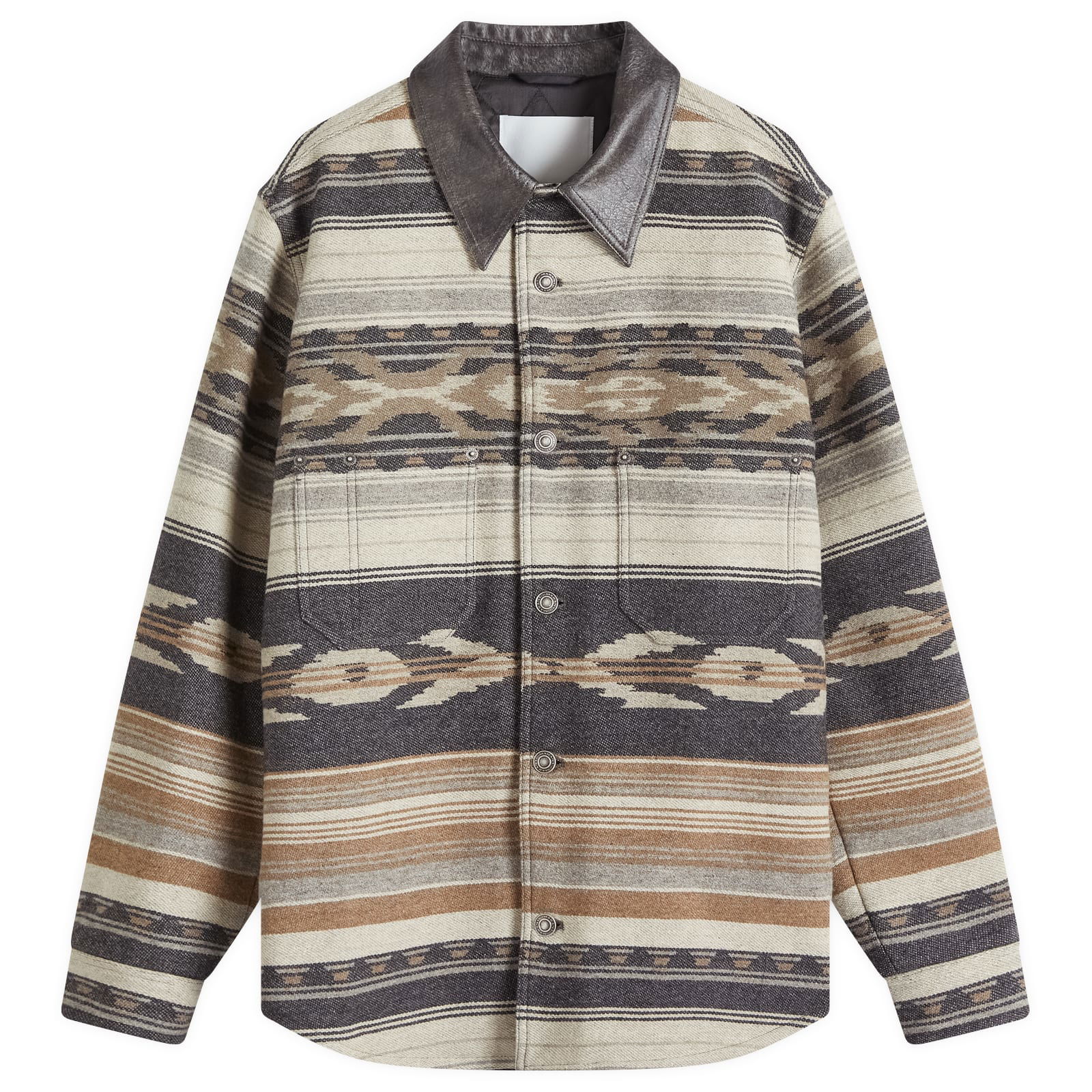 Geometric Print Overshirt
