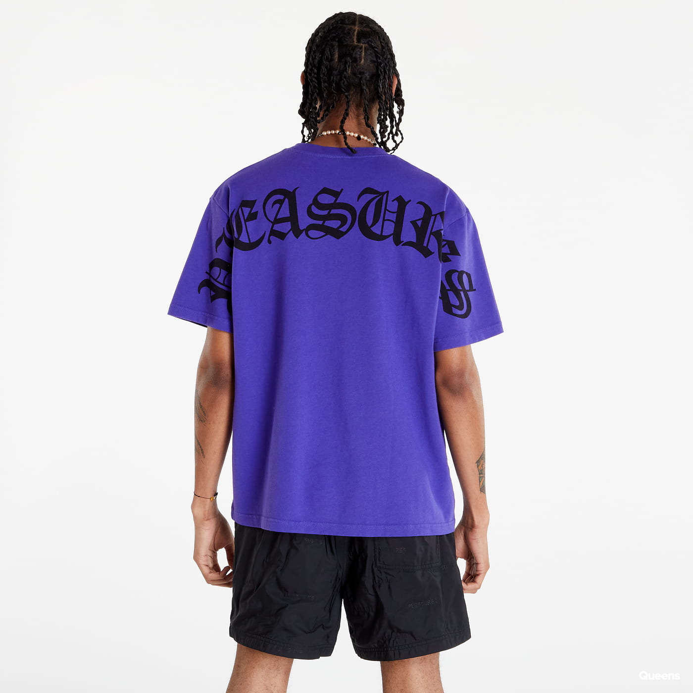 Tričko Pleasures Neural Heavyweight T-Shirt Modrá | P22SU012 purple, 1