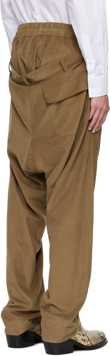 Nohavice Vivienne Westwood Vivienne Westwood Builder Drop Crotch Corduroy Trousers Hnedá | 2F01001R-W0186-, 2